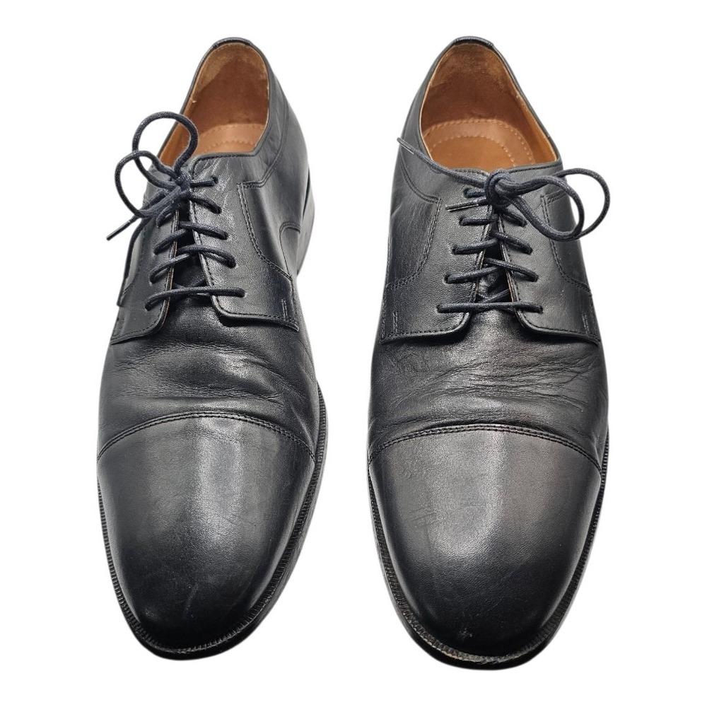 Johnston & Murphy Hernden 1955 Men's Shoes Size‎ 11 M Black Leather Oxford